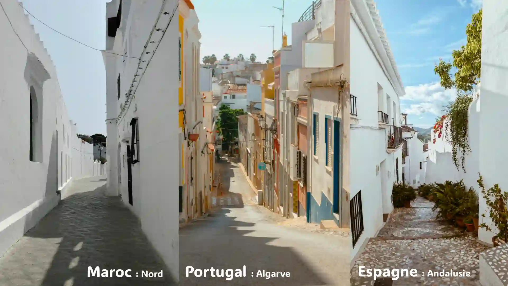 Paysage emblématique du Gharb al Andalus montrant les similitudes entre l'Algarve, l'Andalousie et le Nord du Maroc