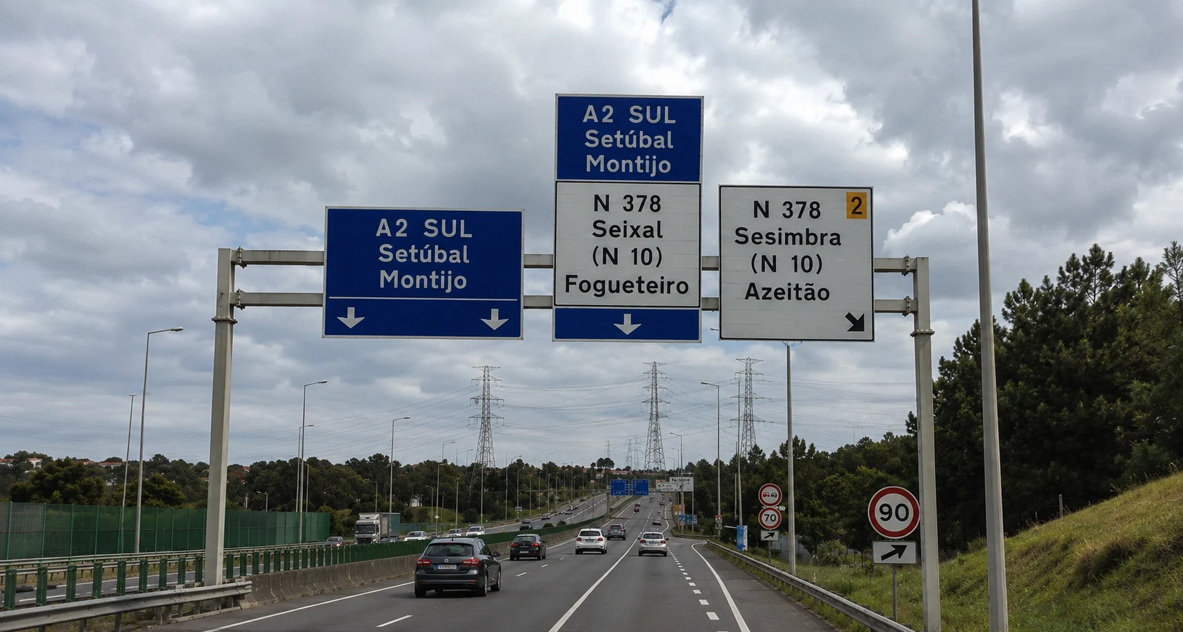 peage a2 portugal sur le trajet de Lisbonne à Tarifa en voiture