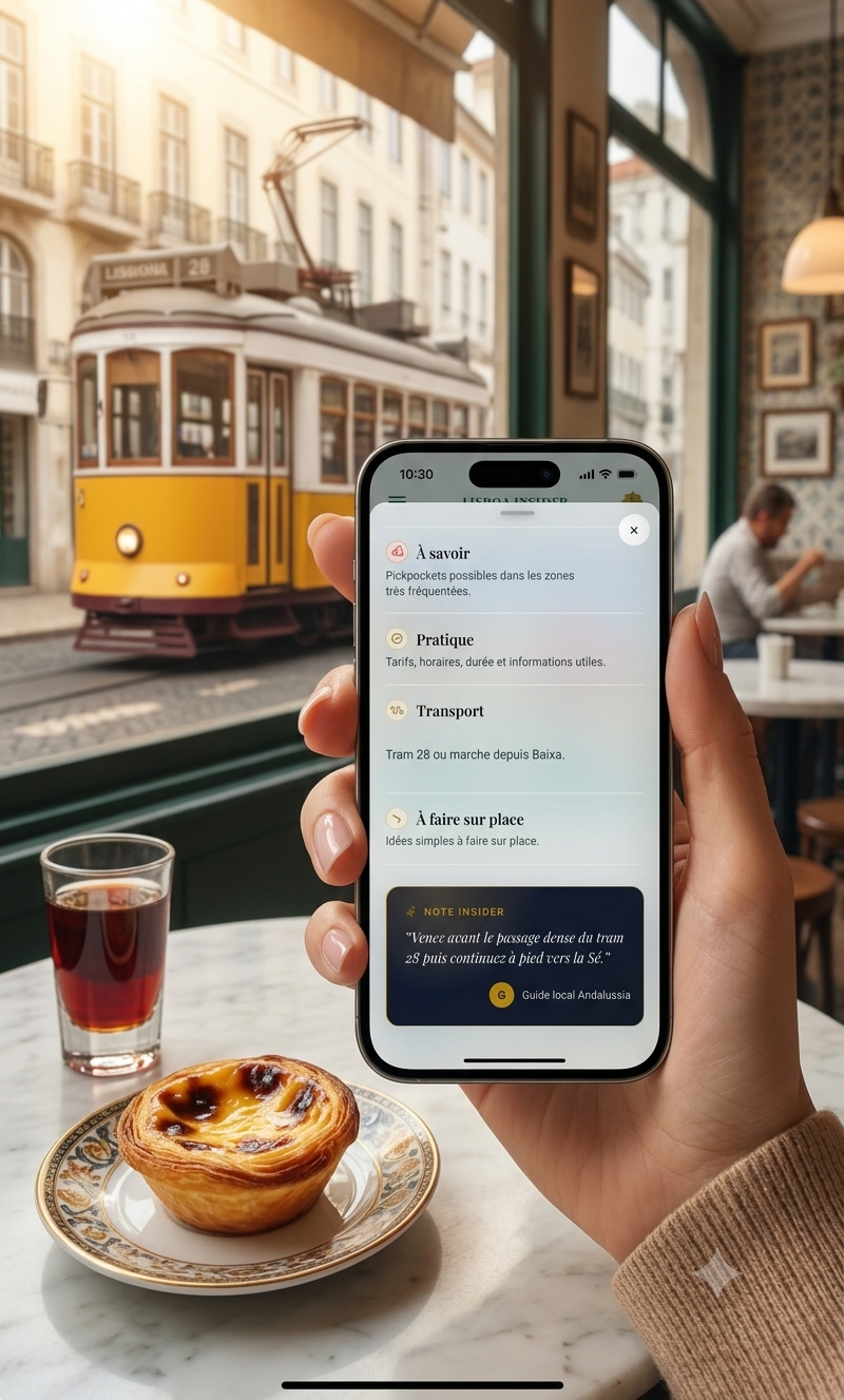 Atlas Guides — aperçu de l’application Atlas Guides Lisboa Insider