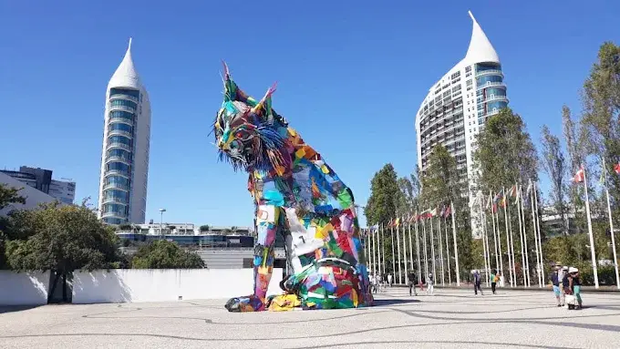 Parque das Nações et les tours d’Oriente à Lisbonne