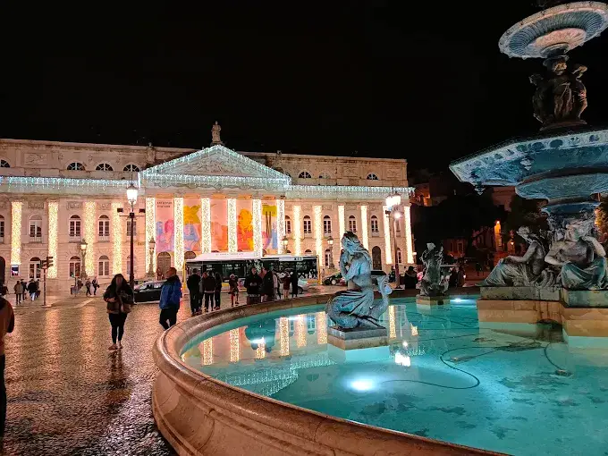 Rossio dans la Baixa, quartier central où dormir à Lisbonne
