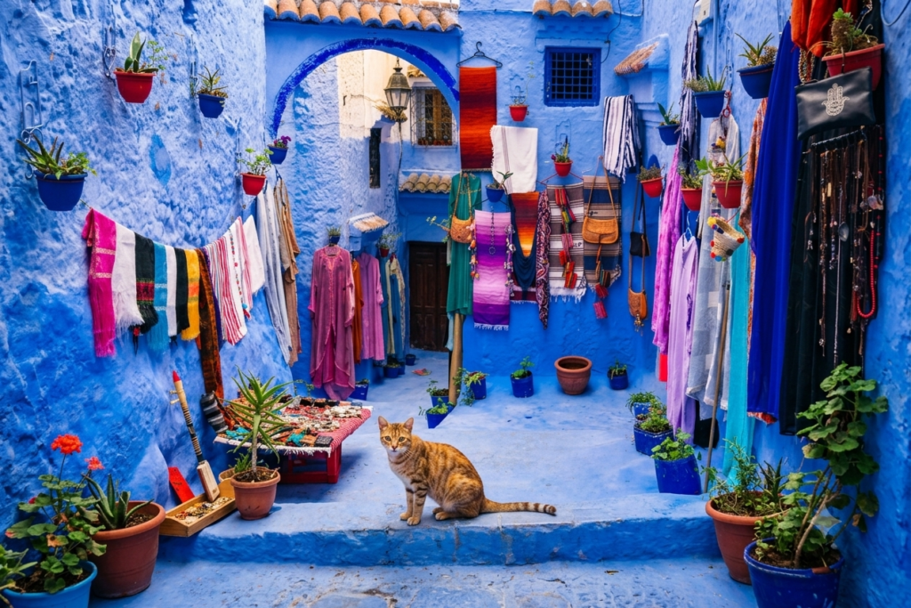 Andalussia.net - rue blue chefchauen